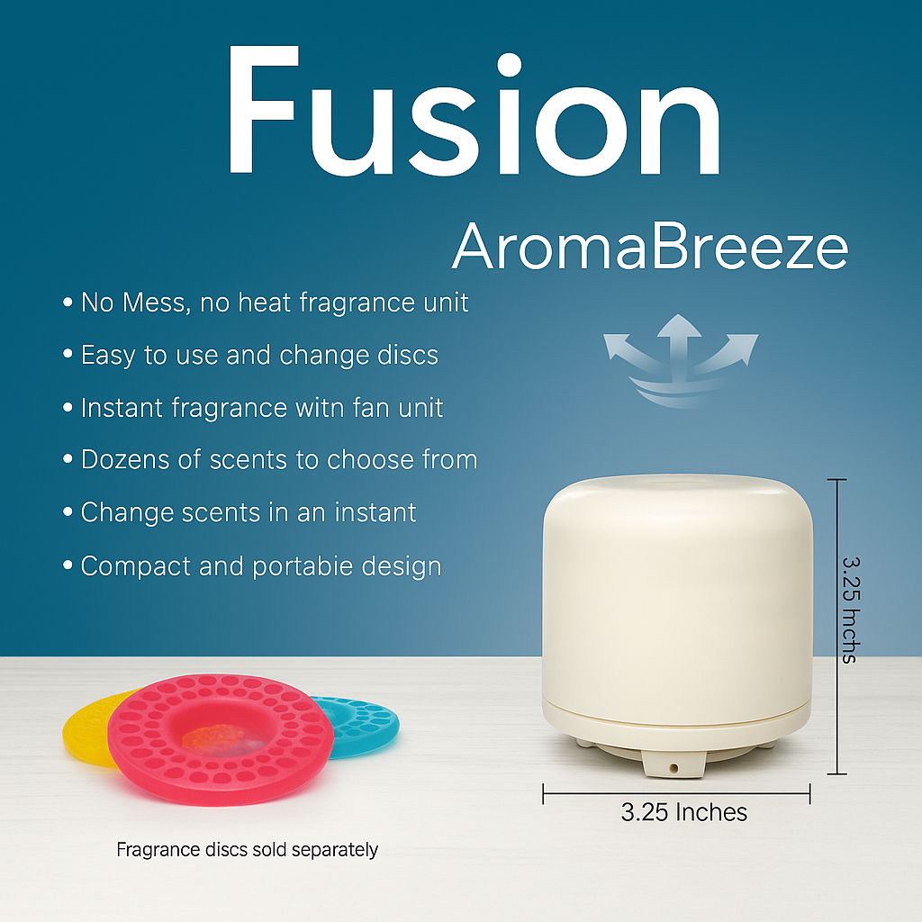 Fusion Vanilla Cream AromaBreeze Fragrance Halo Disc – ScentSationals