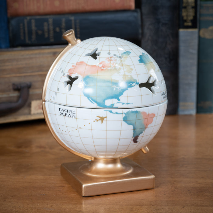 Travel Globe Vintage Wax Warmer