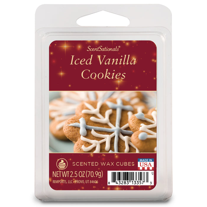 Iced Vanilla Cookies - Holiday Wax