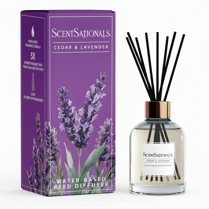 Cedar & Lavender - Water-Based Reed Diffuser Oil