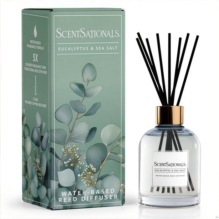 Eucalyptus & Sea Salt - Water-Based Reed Diffuser Oil