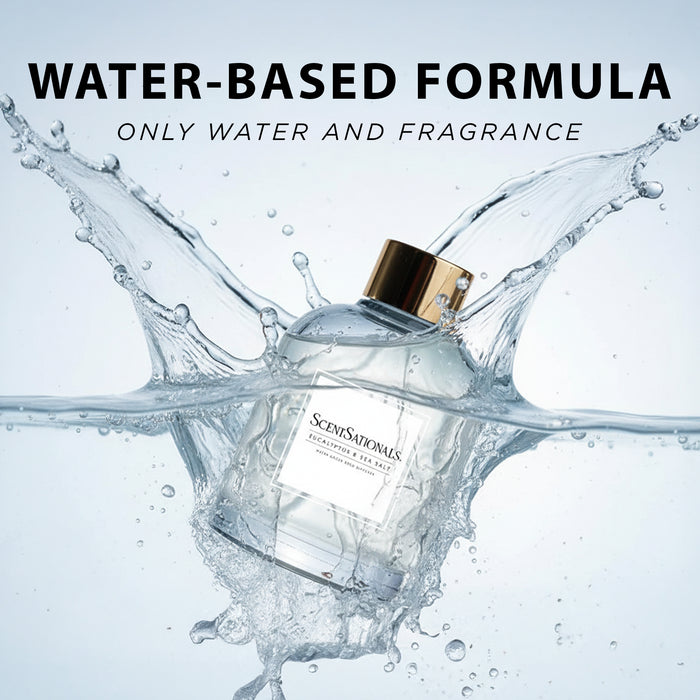 Eucalyptus & Sea Salt - Water-Based Reed Diffuser Oil
