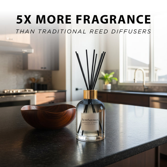 Mahogany & Amber - Water-Based Reed Diffuser Oil