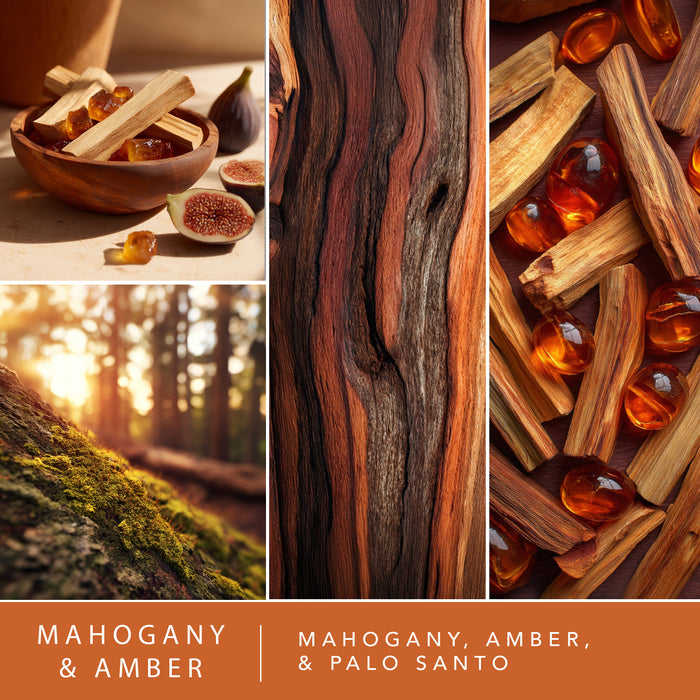 Mahogany & Amber - Water-Based Reed Diffuser Oil