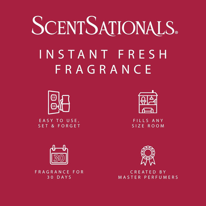 Peppermint Swirl - Fragrance Oil Plug In Air Freshener 3pk