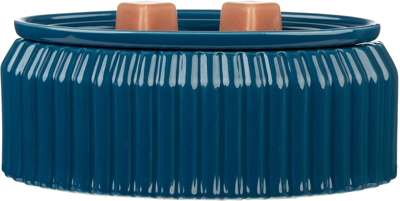 Ribbed Teal - Wax Melt Warmer