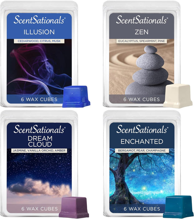 Moodscapes Tranquility - Wax Melt Variety 4pk