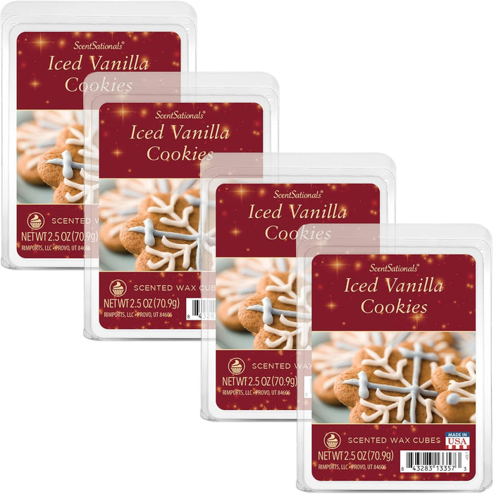 Iced Vanilla Cookies - Wax Melt 4pk