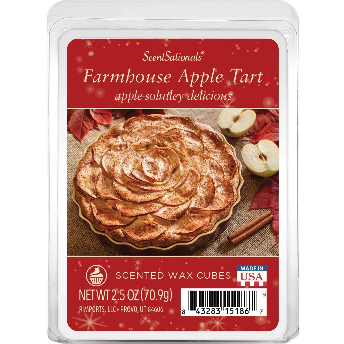 Apple Cinnamon – Soy Tart Wax Melt - Juniper Moon