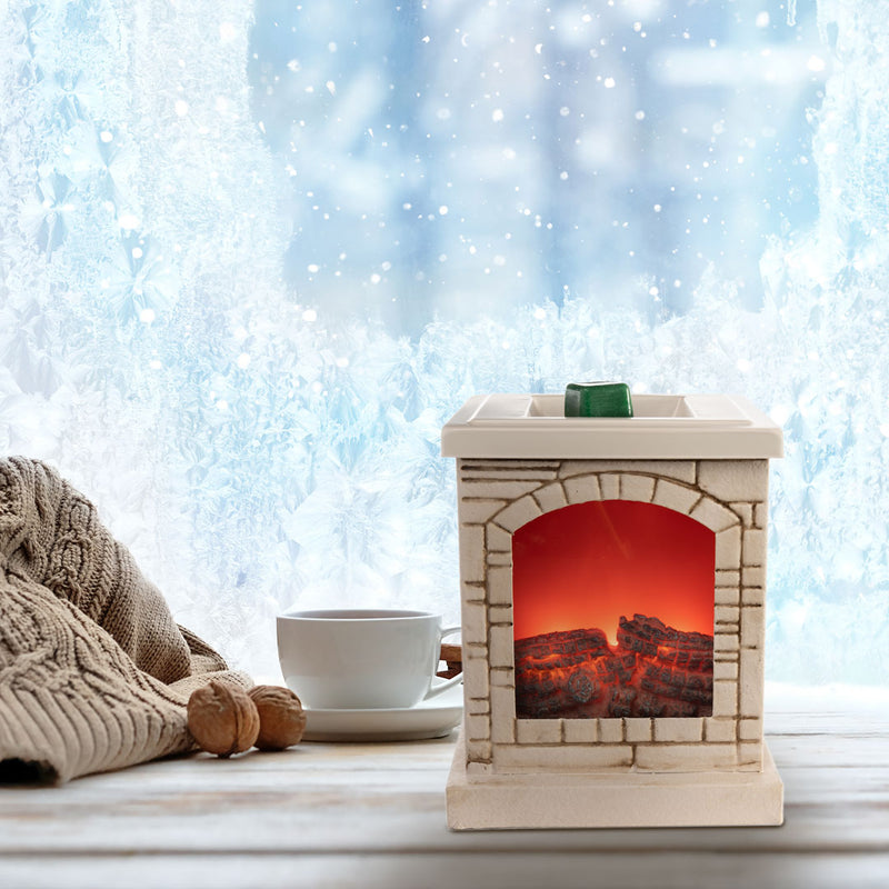 Glimmer Candle & Wax Melt Warmer in Snowy