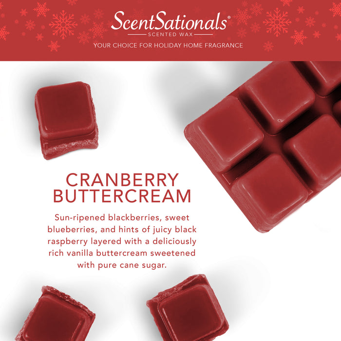 Cranberry Buttercream - Holiday Wax