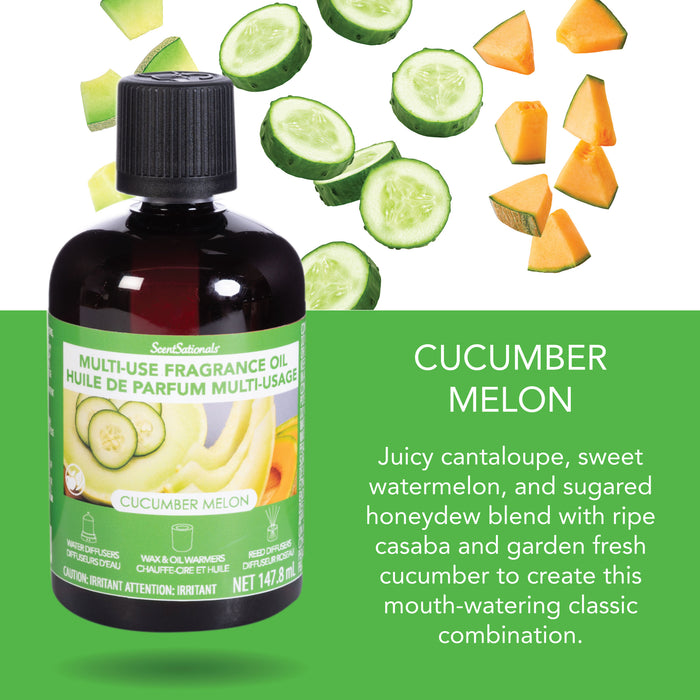 Cucumber & Melons Fragrance Oil - Nature's Garden Candles