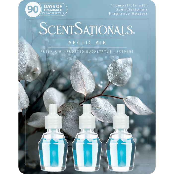Arctic Air - Fragrance Oil Plug In Air Freshener 3pk