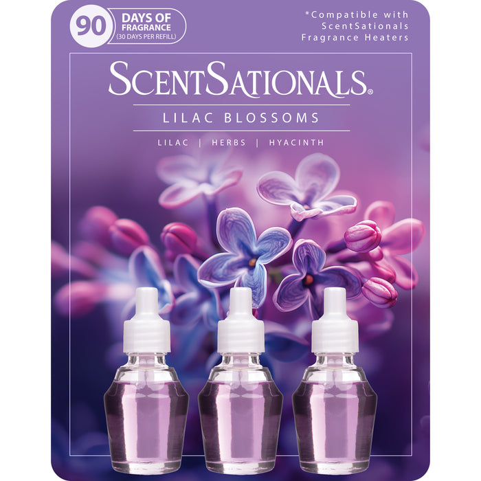Lilac Blossoms - Fragrance Oil Plug In Air Freshener 3pk