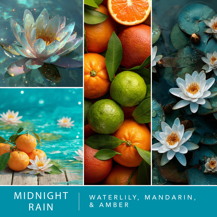 Midnight Rain - Fragrance Oil Plug In Air Freshener 3pk