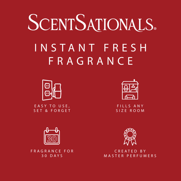 Candy Apple - Fragrance Oil Plug In Air Freshener 3pk