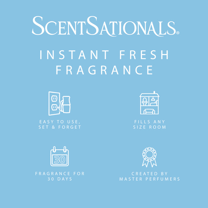 Linen Sea Breeze - Fragrance Oil Air Freshener Plug In 3pk