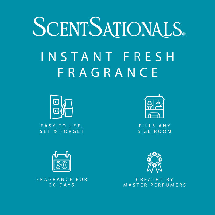 Midnight Rain - Fragrance Oil Plug In Air Freshener 3pk