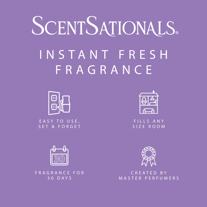 Sea Salt Lavender - Fragrance Oil Plug In Air Freshener 3pk