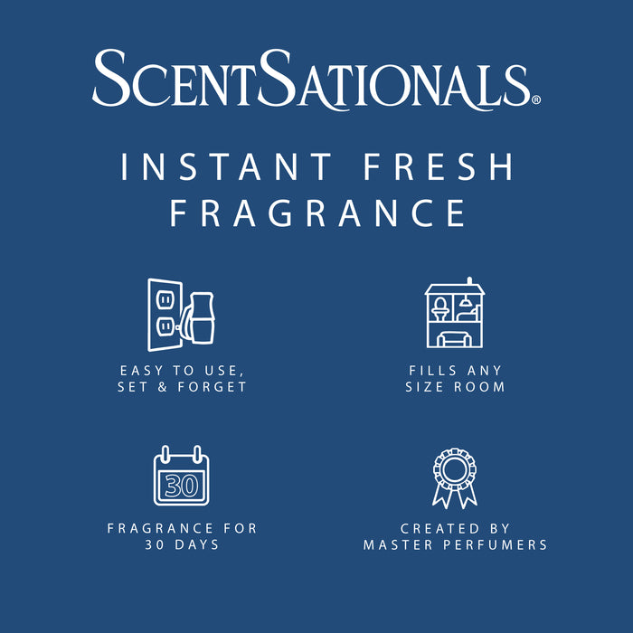 Vanilla Bean - Fragrance Oil Plug In Air Freshener 3pk