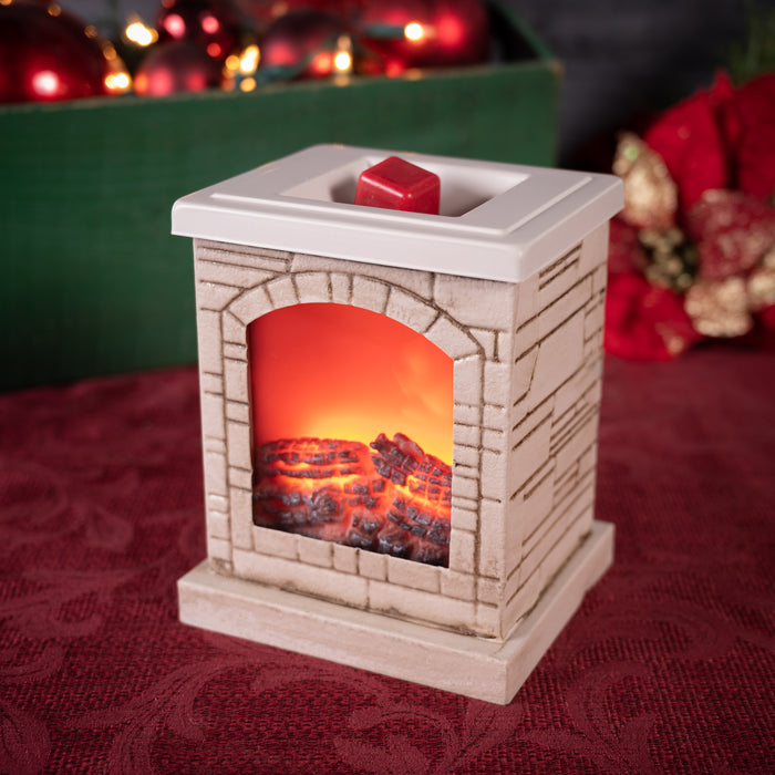 Stacked Stone Fireplace Warmer