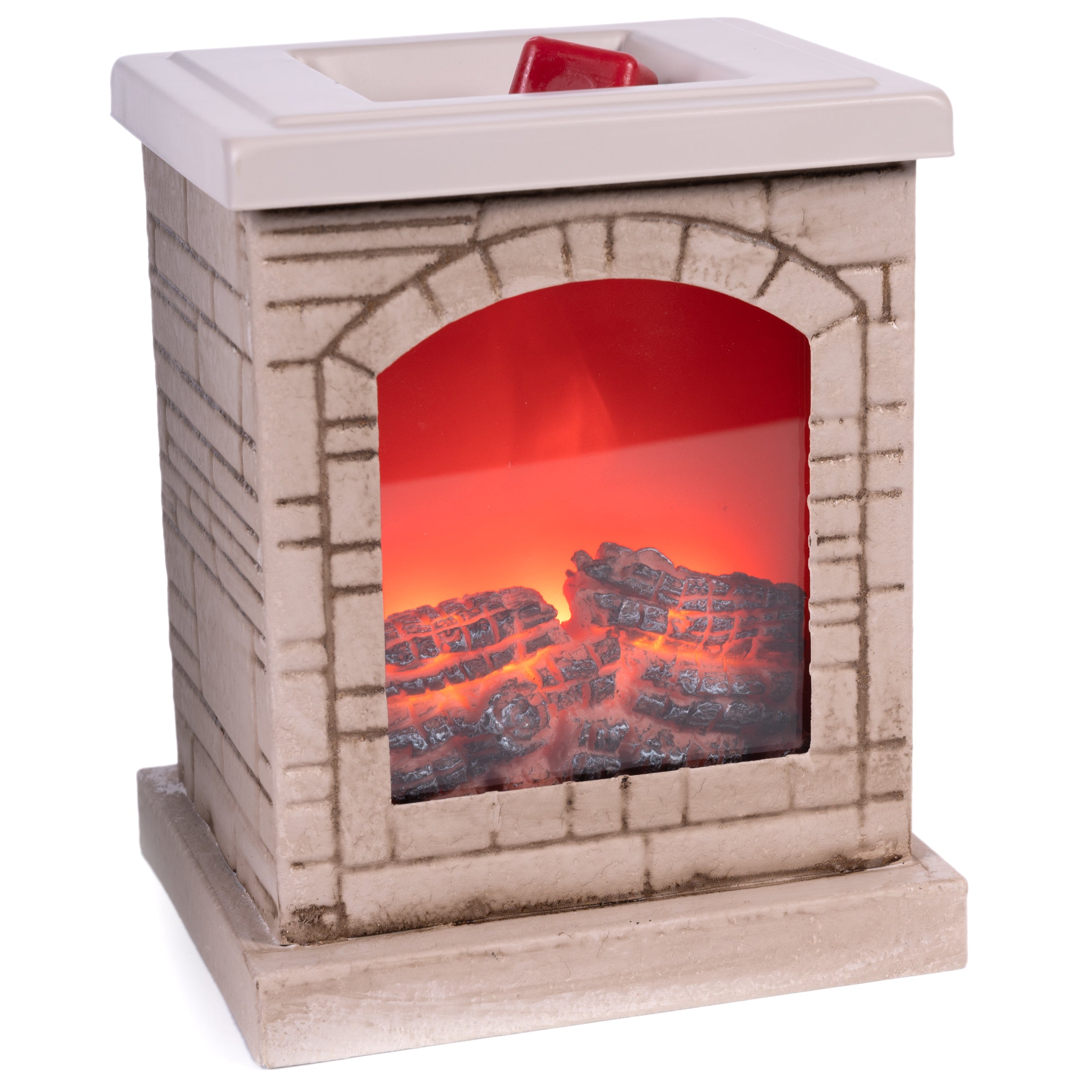 Stacked Stone Fireplace Warmer