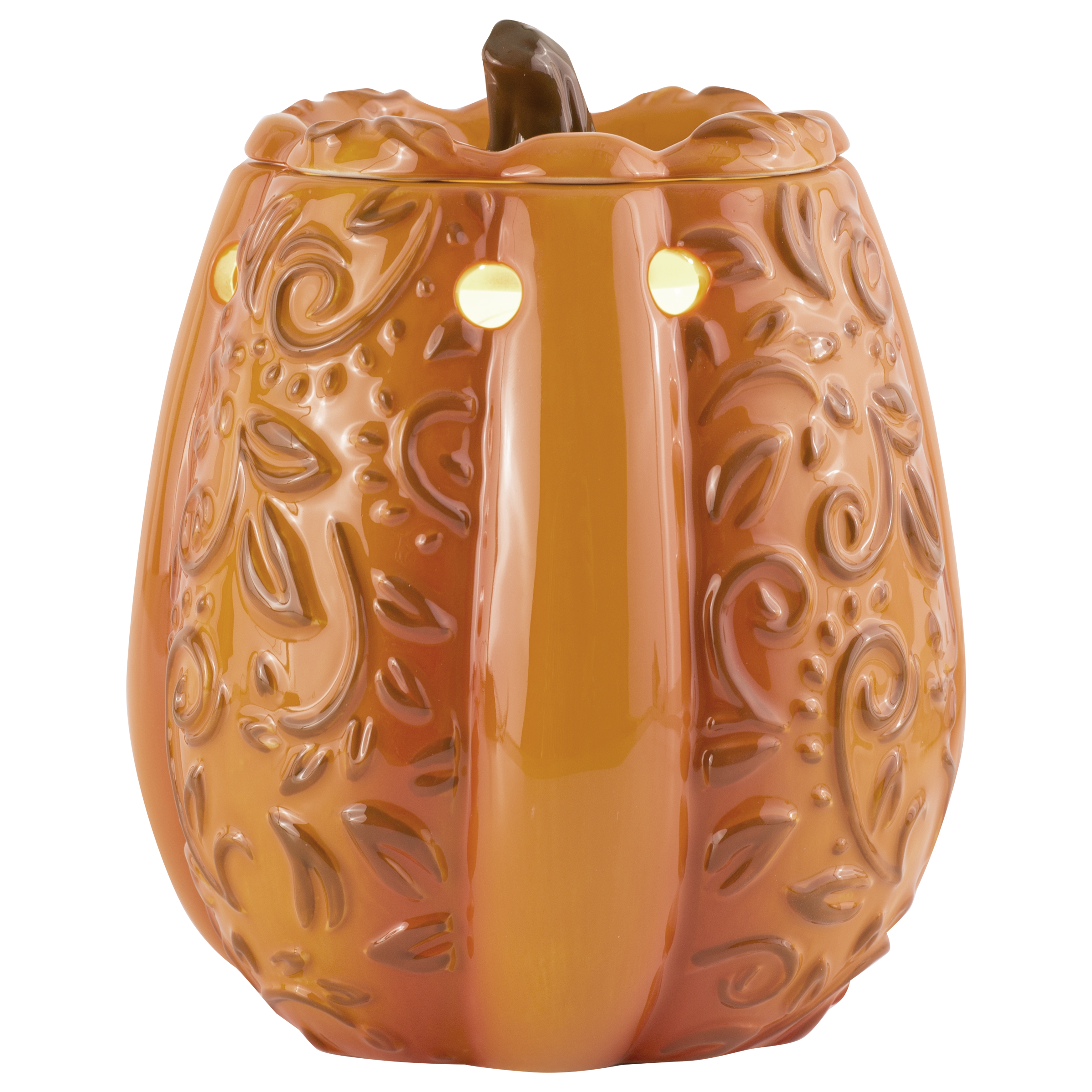 Swirly Pumpkin Warmer