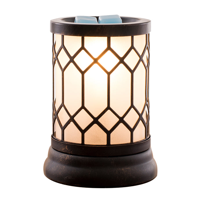 Electric Wax Burner, Bronze Lantern Lamp Scented Candle Melter