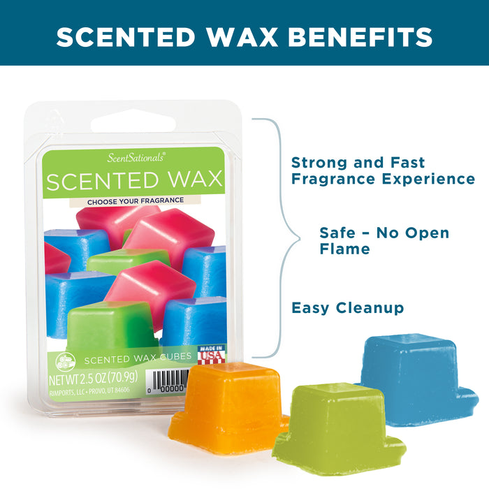Fresh Air Scented Wax Melts, ScentSationals, 2.5 oz (4-Pack)