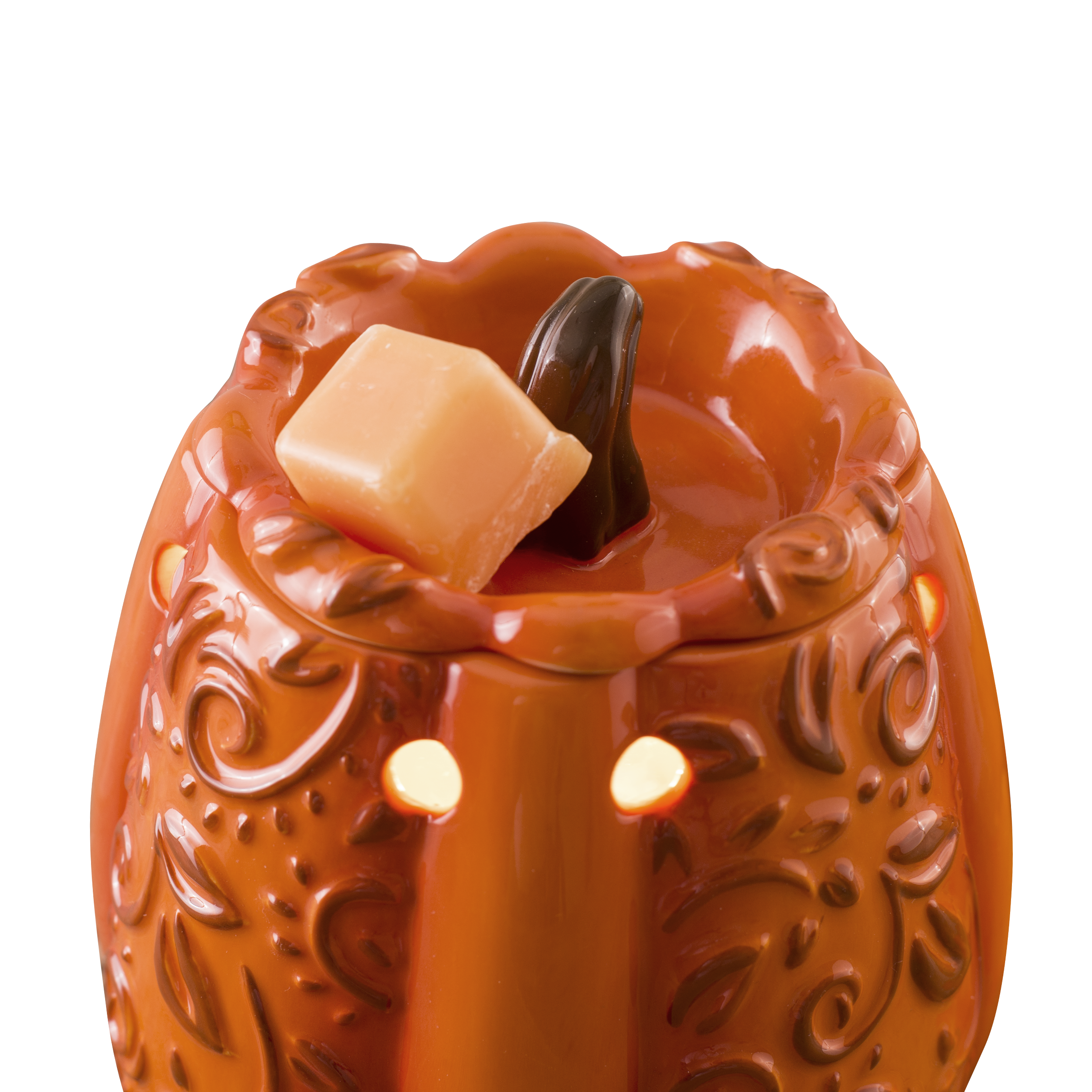 Swirly Pumpkin Warmer